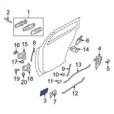 Ручка двери FORD 6W7Z-5426605-AB