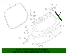 LIFT ASY - GAS GJ7Z78406A10A FORD