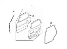 Ручка двери FORD 8L8Z-7825355-C