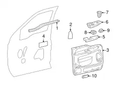 Ручка двери FORD 3C3Z-2524101-BAA