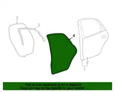 Ручка двери FORD 2F1Z-5425324-AA
