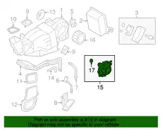 Мотор вентилятора отопителя 6L1Z-19805-A FORD