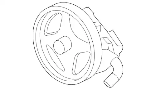 Шкив гидроусилителя руля FORD 4R3Z-3A733-BB