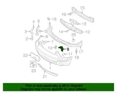 Кронштейн решетки радиатора 7R3Z-8B455-B FORD