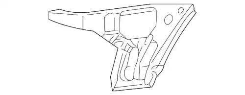 Кронштейн бампера YS4Z-17788-AA FORD