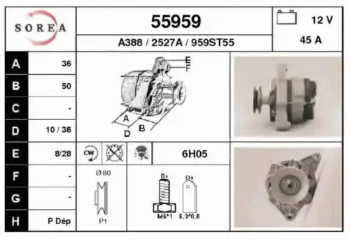 Генератор EAI 55959