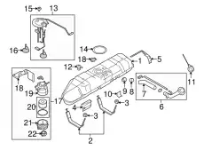 Топливный фильтр FORD 4C2Z-9N184-BA