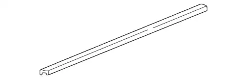 Молдинг двери задней 5L3Z-8340602-AAA FORD
