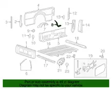Подкрылок FORD BC3Z-9928370-A