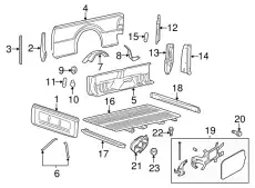 Подкрылок FORD BC3Z-9928370-A