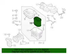 ELEMENT ASY - AIR CLEANER HC3Z-9601-B FORD
