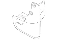 Брызговик DJ5Z-16A550-AA FORD