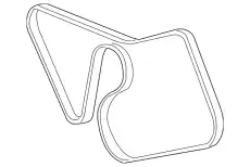 V-BELT 4R3Z-8620-EC FORD
