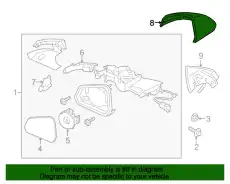 COVER FR3Z-17D743-AAPTM FORD