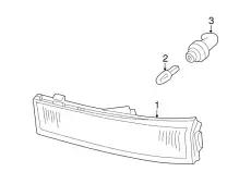 Указатель поворота 2W4Z-15A201-BA FORD