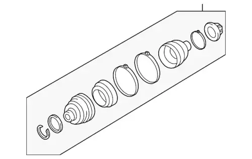 KIT - BOOT FV6Z-3A331-B FORD
