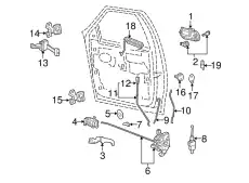 Ручка двери FORD 6L7Z-7821818-B