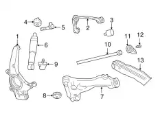 Амортизатор передний AU2Z-18V124-BG FORD