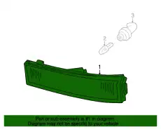 Указатель поворота 2W4Z-15A201-BB FORD