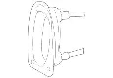 Ручка двери FORD 7L5Z-1326605-AA