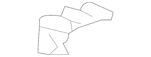Кронштейн бампера XW4Z-17C810-AA FORD