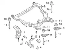 Сайлентблок рычага DA5Z-3C339-A FORD