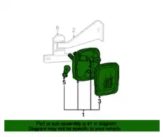 Фонарь задний FORD 5C3Z-13405-AA