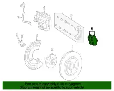 Тормозные колодки дисковые FORD 5U2Z-2V200-D