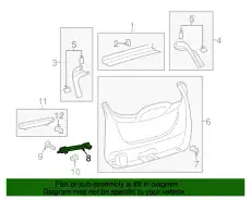 Ручка двери FORD CJ5Z-78434A14-AA