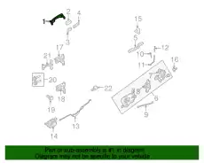 Ручка двери FORD 8G1Z-5422405-AP