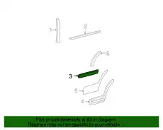 Молдинг двери задний правый 1L2Z-7825556-EA FORD