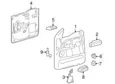 Ручка двери FORD 4L3Z-14524-AAC