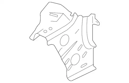 Кронштейн крыла 8A8Z-16D119-A FORD