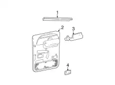 Ручка двери FORD 2C3Z-2627540-BAA