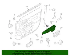 Ручка двери FORD BE5Z5422635BC