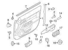 Ручка двери FORD BE5Z5422635BC