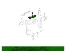Ручка двери FORD 5C3Z-2524140-AAB