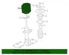 Пружина передней подвески DG9Z-5310-E FORD