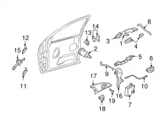 Ручка двери FORD 6S4Z-5426684-E