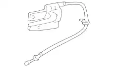 Ручка двери FORD 4F2Z-1626680-AAA