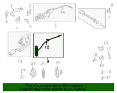 Ручка двери FORD 8T1Z-6122666-B
