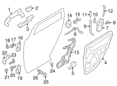 Ручка двери FORD BT4Z-7826685-B