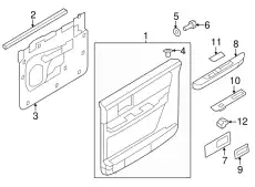 Ручка двери FORD 7L7Z-14527-AA
