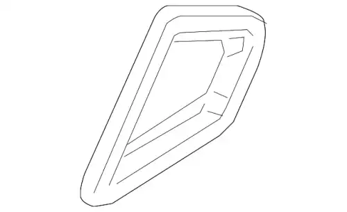 Уплотнитель стекла бокового 6E5Z-5429905-B FORD