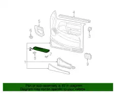 Ручка двери FORD 4L5Z-1024101-AAG
