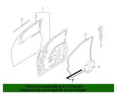 Ручка двери FORD YS4Z-6120758-CA