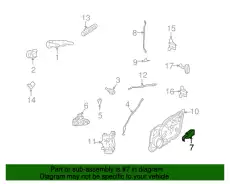 Ручка двери FORD 6E5Z-5422600-AA