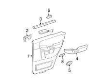 Ручка двери FORD 4L1Z-14528-AAC
