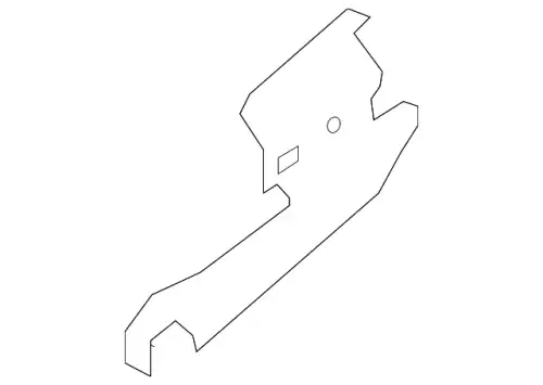 Кронштейн бампера DM5Z-16019-B FORD