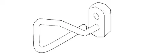 Кронштейн глушителя 9L3Z-5260-B FORD
